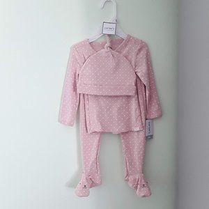 Carter's 9 Month Polka Dot Sleepset Hat